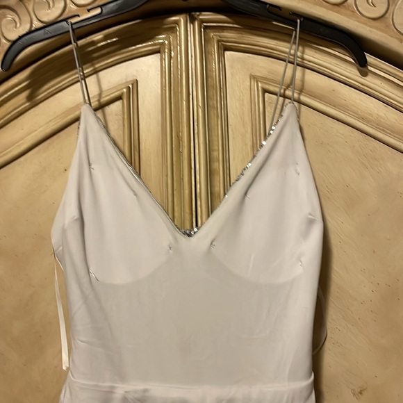 NWT from Macy’s Dress sequence silver 
Juniors size 5/6 - Picture 14 of 16